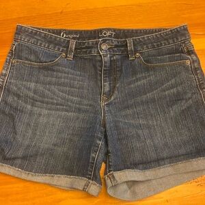 Loft denim shorts